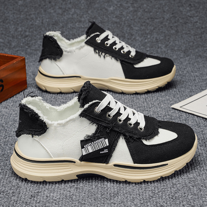 Men Shoes Regular Use - Minimal Korean Trend Male Vulcanized Shoes