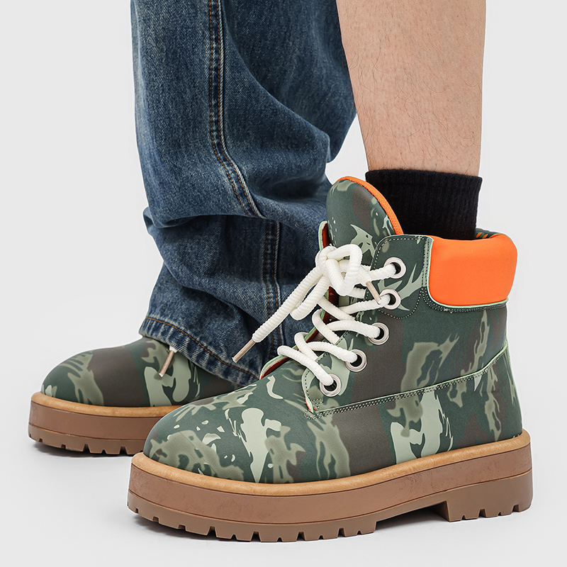 Men Shoes Yellow - New Yellow Brown Boot Security Ankle