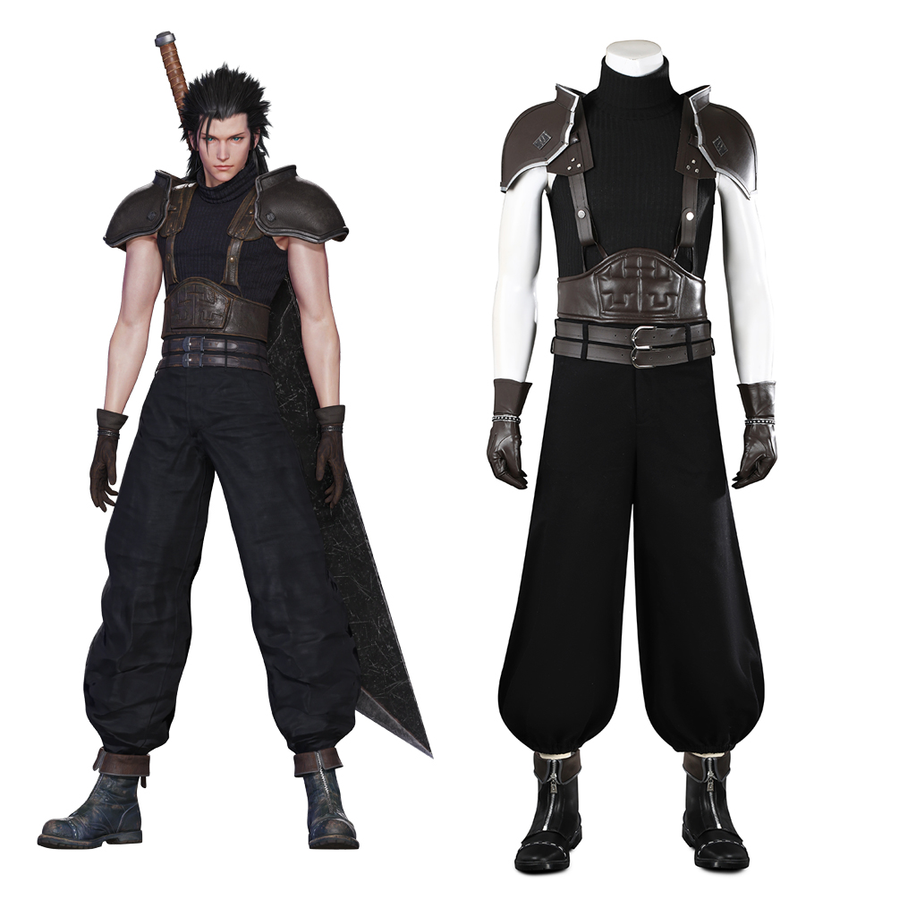 Men'S Shoes For Suits - Zack Fair Cosplay Costume FF7 Game