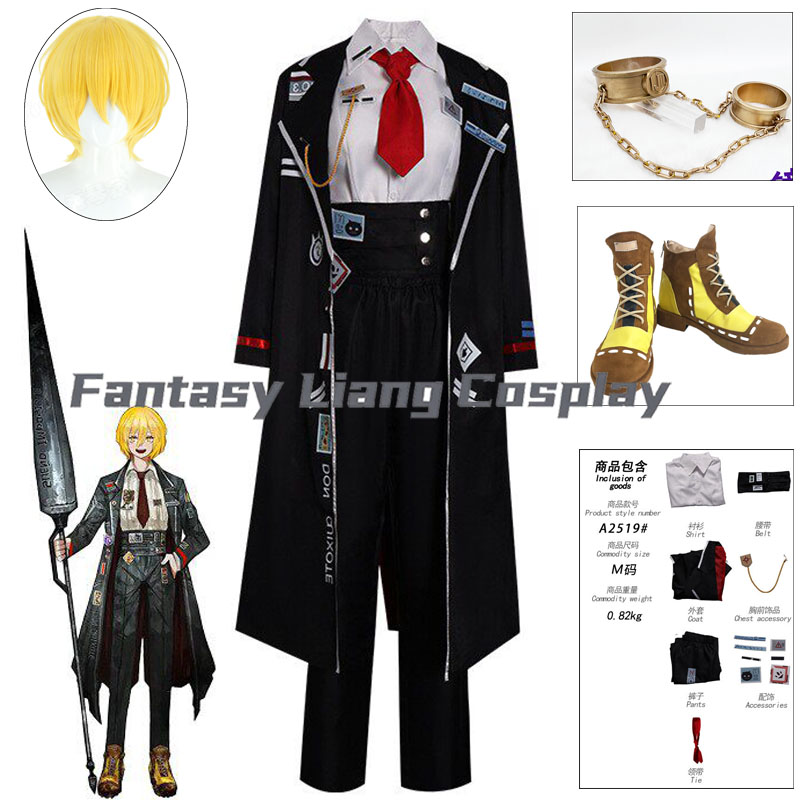Men'S Shoes For Suits - Game Limbus Company Don Quixote Cosplay