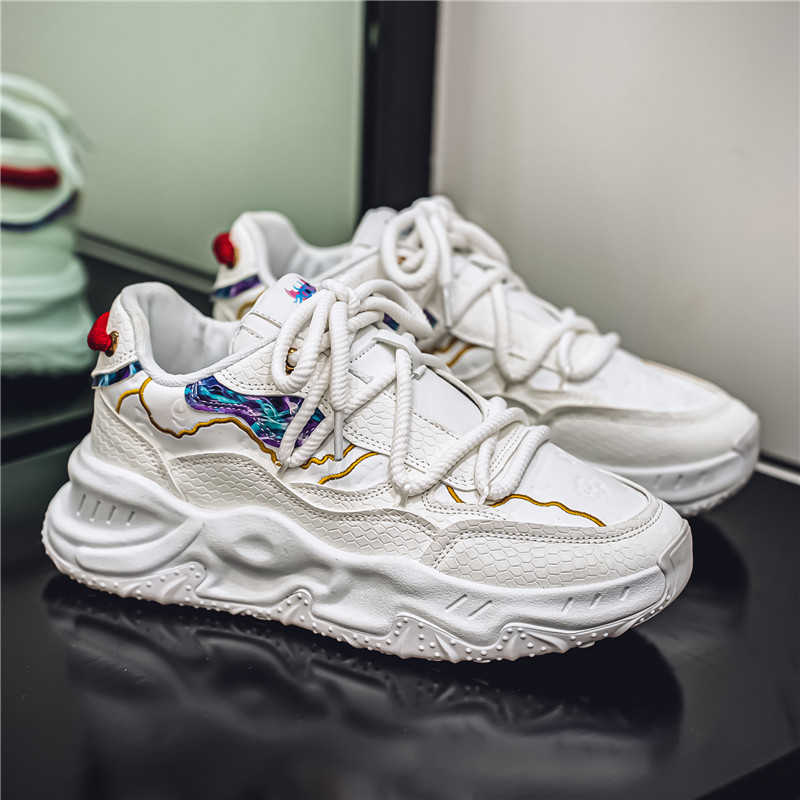 Men'S Shoes For Running - Round Foot Key Height Basket Running