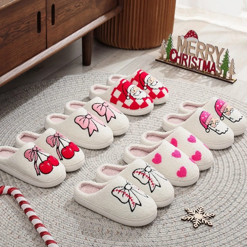 Men Shoes Marks - Shark Winter Warm Slipper Womens Cat