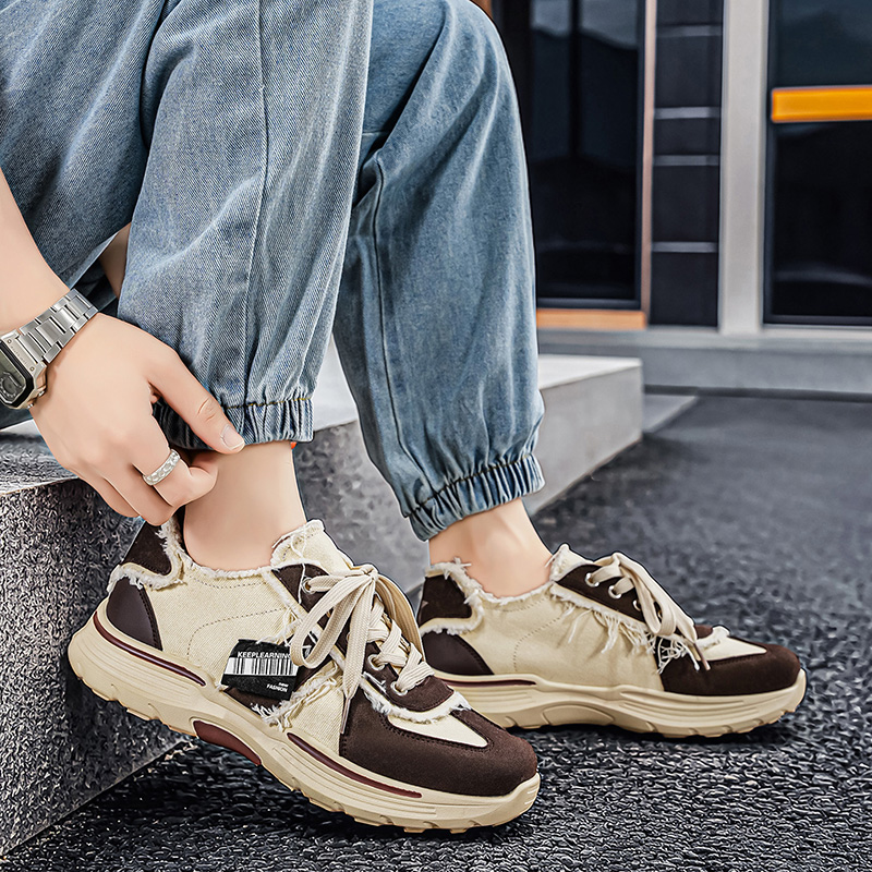 Minimal Korean Trend Male Vulc - Men Shoes Regular Use ulasan dan harga