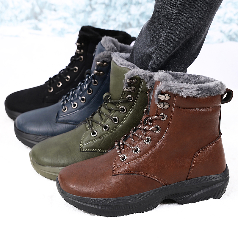 Men Winter Snow Boots for Wate - Men'S Shoes For Running ulasan dan harga