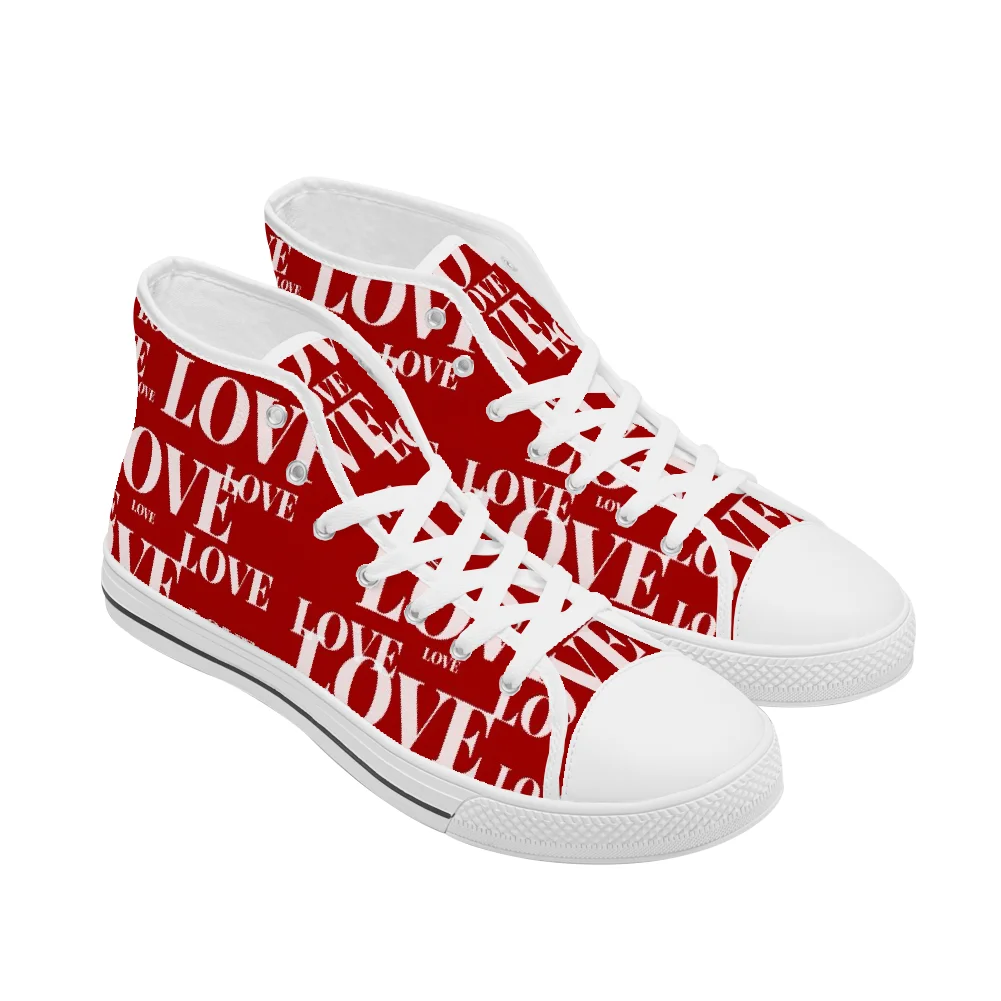 Custom classic high-top canvas - Men Shoes Red ulasan dan harga