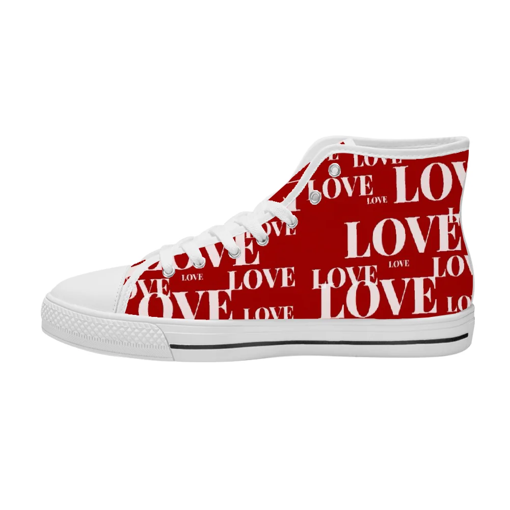Custom classic high-top canvas - Men Shoes Red ulasan dan harga