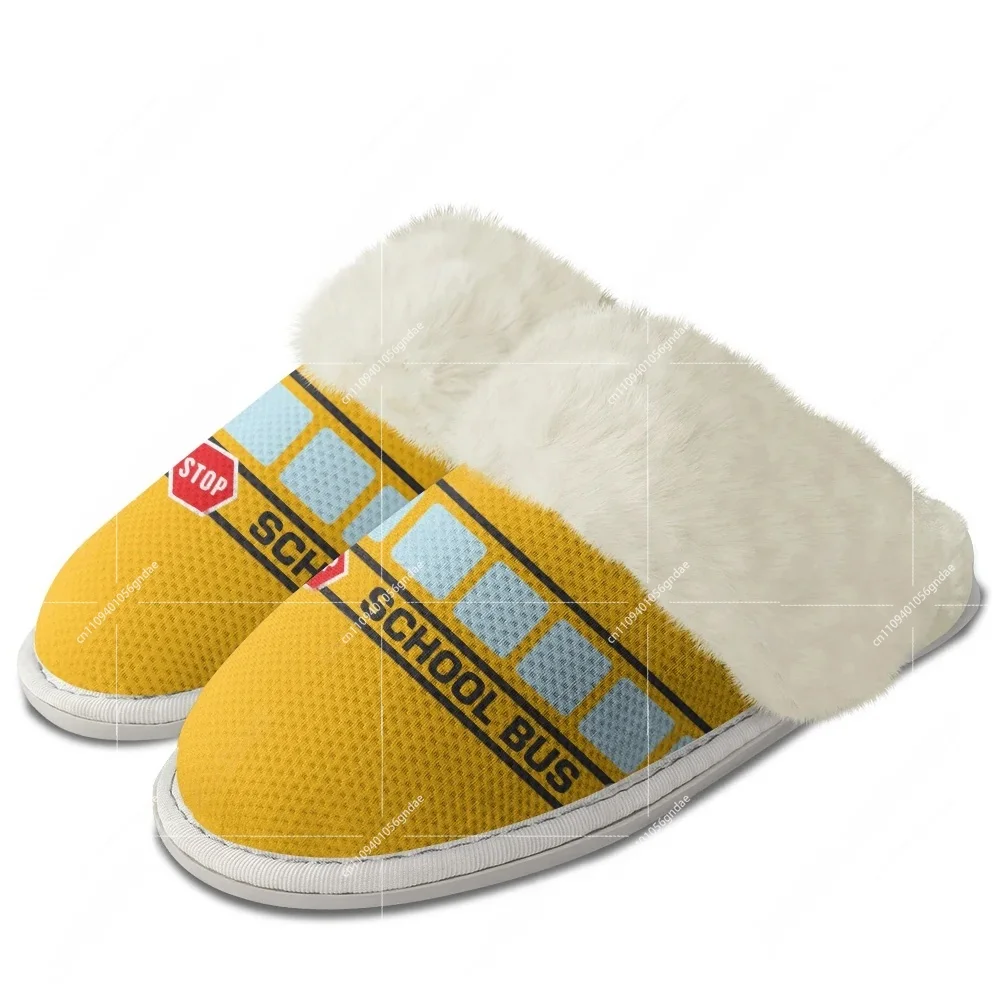 Yellow School Bus Printed Plus - Men Shoes Yellow ulasan dan harga