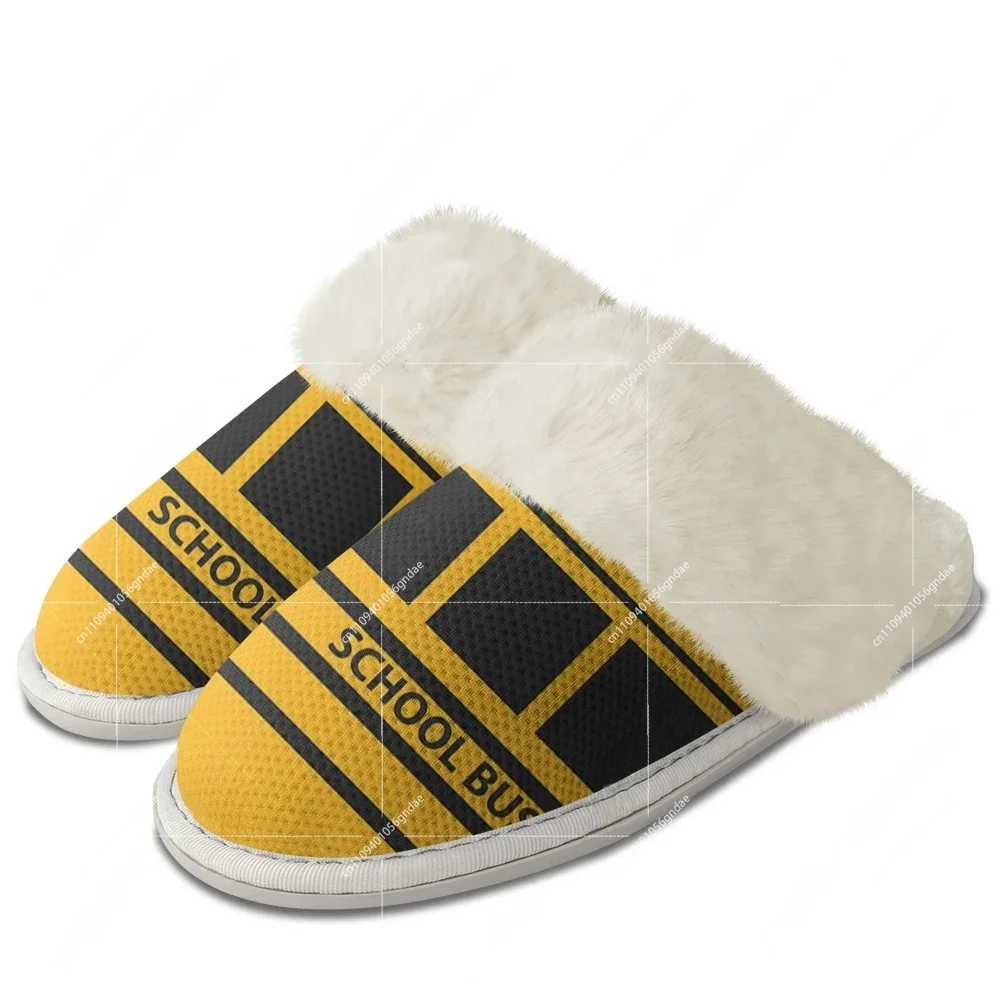 Yellow School Bus Printed Plus - Men Shoes Yellow ulasan dan harga