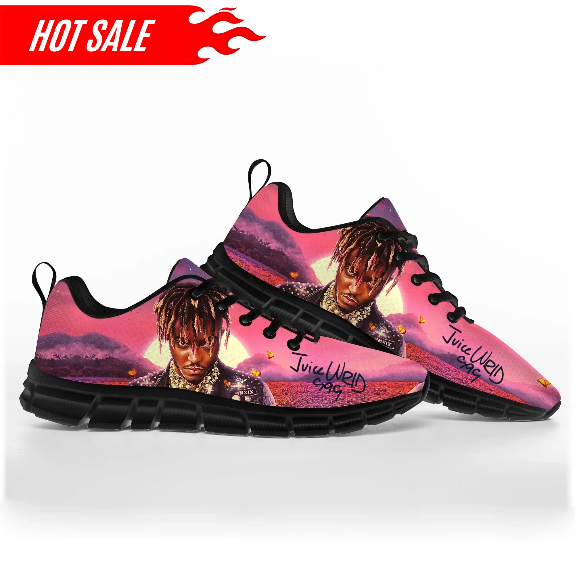 Hot Juice Wrld Hip Hop Rapper  - Men Shoes Marks ulasan dan harga