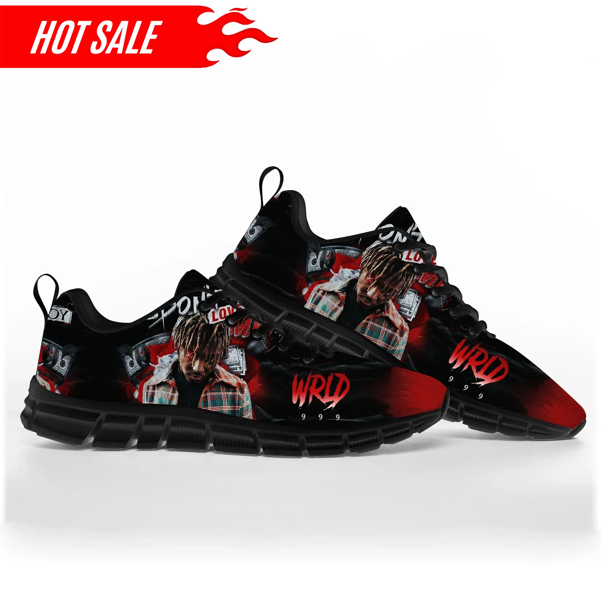 Hot Juice Wrld Hip Hop Rapper  - Men Shoes Marks ulasan dan harga