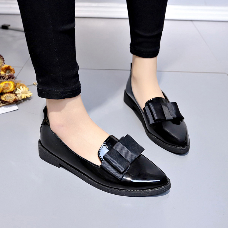 Black/ Wine Red Patent Leather - Dress Shoe Pointed ulasan dan harga