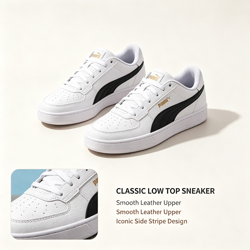 PUMA Men White Black Low Top S - Men Shoes Puma ulasan dan harga