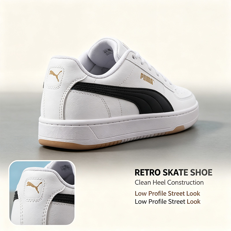 PUMA Men White Black Low Top S - Men Shoes Puma ulasan dan harga