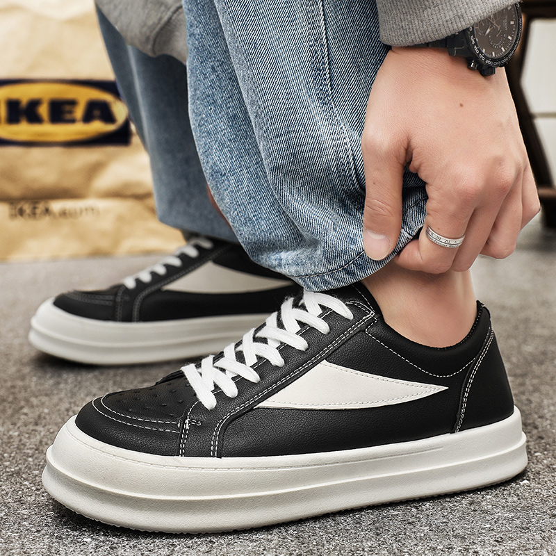 Plain Color Men Low Top Casual - Men'S Shoes Grip ulasan dan harga