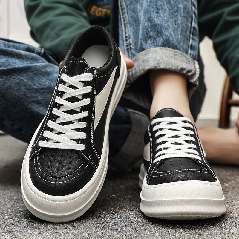 Plain Color Men Low Top Casual - Men'S Shoes Grip ulasan dan harga