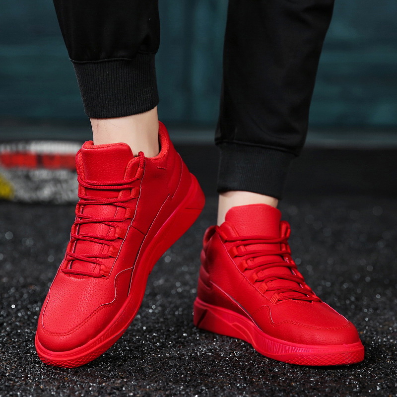 Keep Warm Men's Red High-Top L - Men'S Shoes Grip ulasan dan harga
