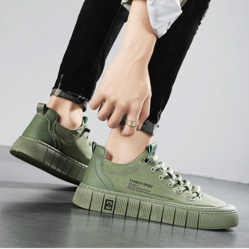 Men's Chunky Sole Low Top Canv - Men Shoes 2026 ulasan dan harga