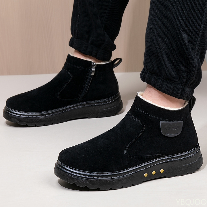 Winter new high top thick snow - Men'S Shoes Height Increase ulasan dan harga