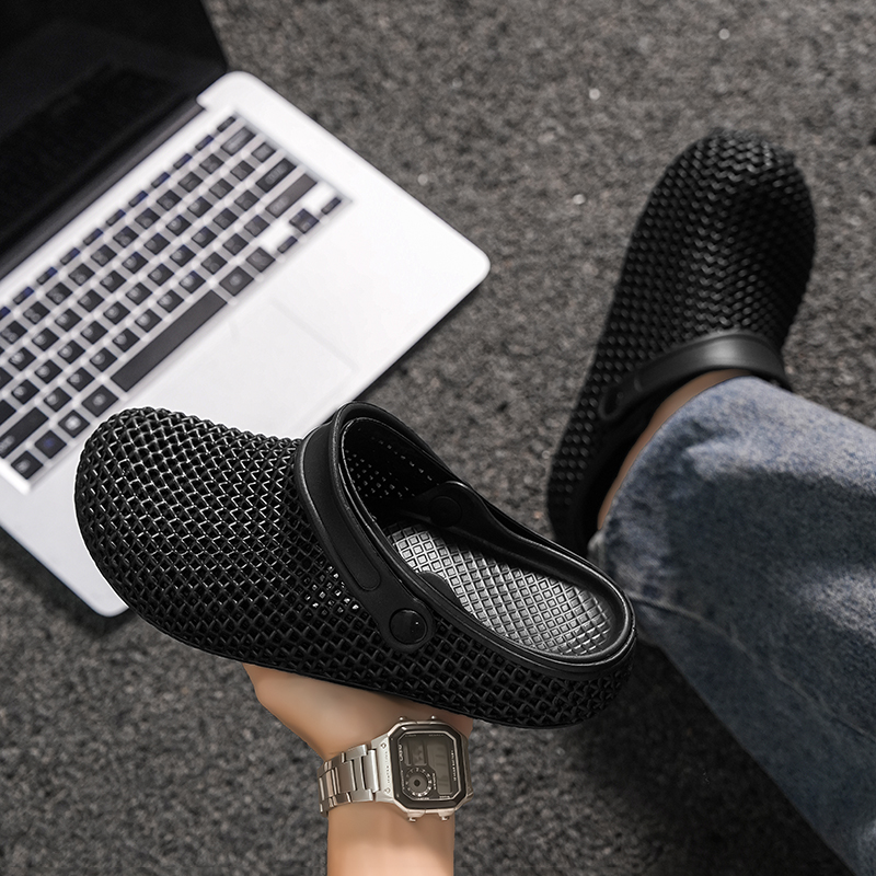 2026 New Couple Closed Toe Sli - Men'S Shoes Cloud ulasan dan harga