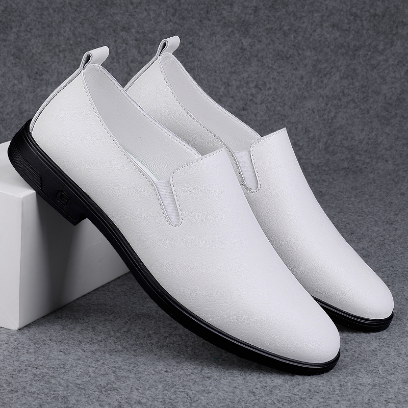 Simple White Soft Soled Comfor - Men'S Shoes Black And White ulasan dan harga