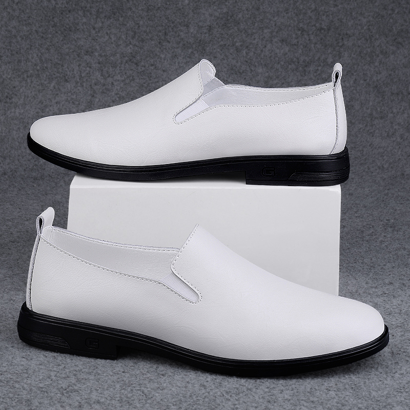 Simple White Soft Soled Comfor - Men'S Shoes Black And White ulasan dan harga