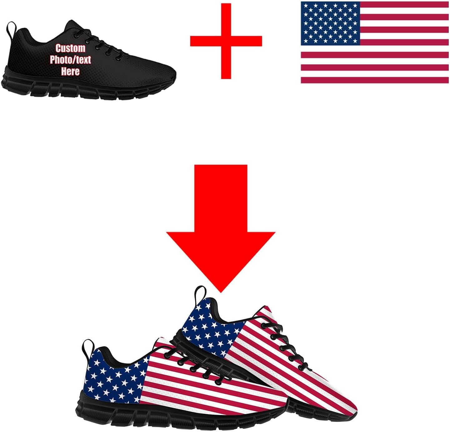 Custom Sneakers Mens Womans Sp - Men Shoes Marks ulasan dan harga