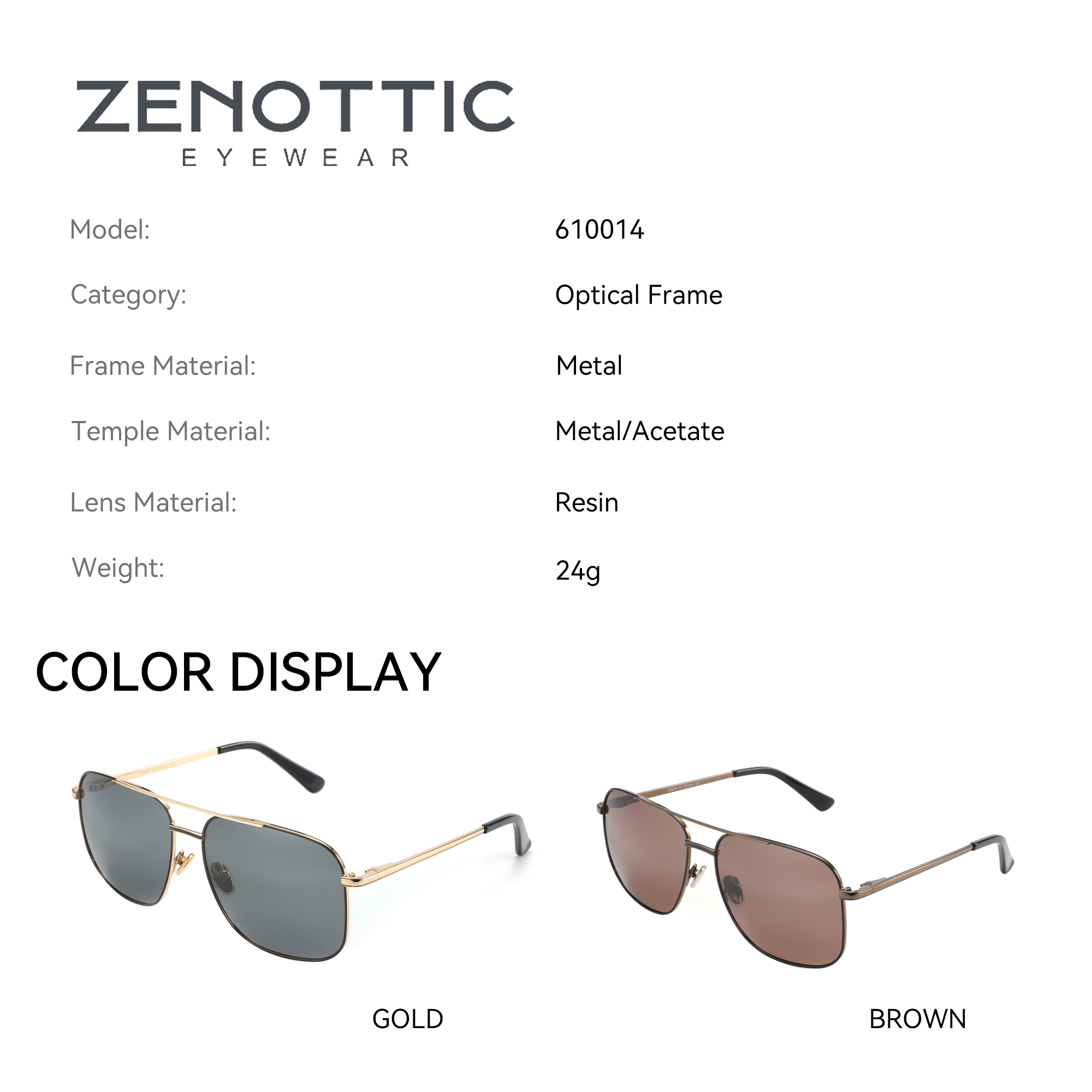 ZENOTTIC Pilot Metal Prescript - Men Shoes Zegna ulasan dan harga