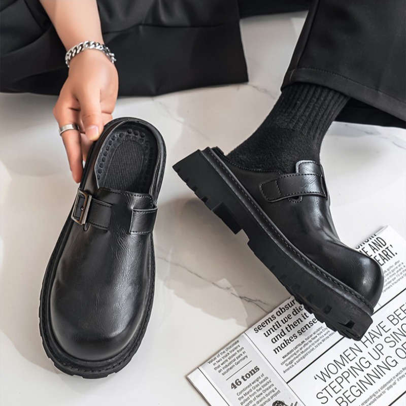Men's Bag Head Platform Slippe - Men Shoes Marks ulasan dan harga