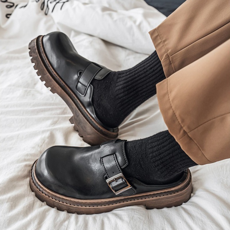 Men's Bag Head Platform Slippe - Men Shoes Marks ulasan dan harga