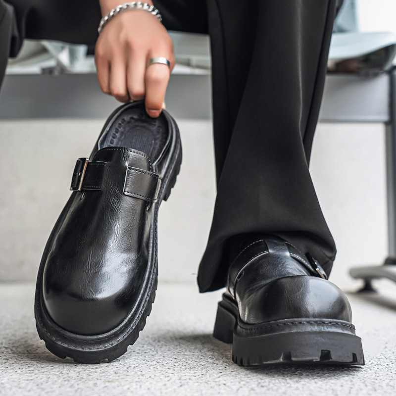 Men's Bag Head Platform Slippe - Men Shoes Marks ulasan dan harga