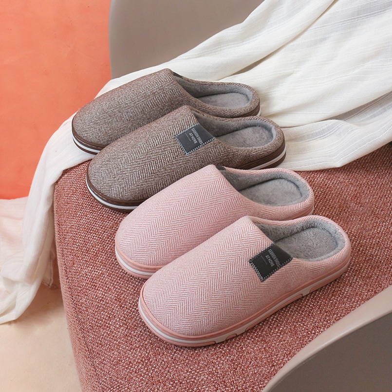 House Slipper Men Fuzzy Winter - Men'S Shoes Grip ulasan dan harga