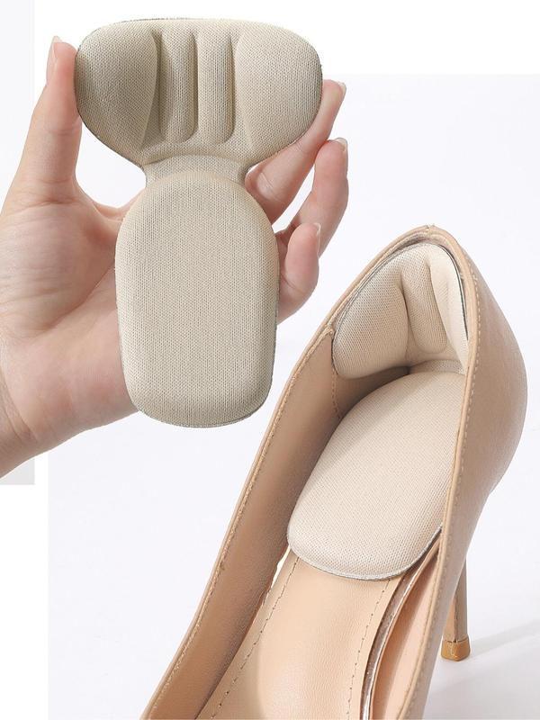 2 Pcs Beige Adhesive Heel Cush - Men'S Shoes Grip ulasan dan harga