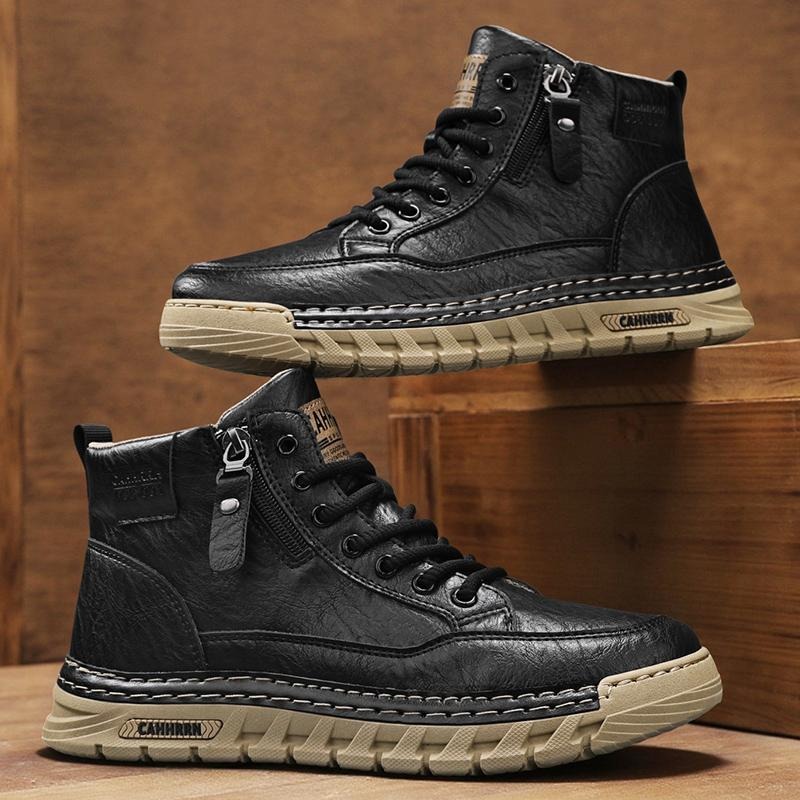 Men Leather High Top Ankle Boo - Men'S Shoes Timberland ulasan dan harga