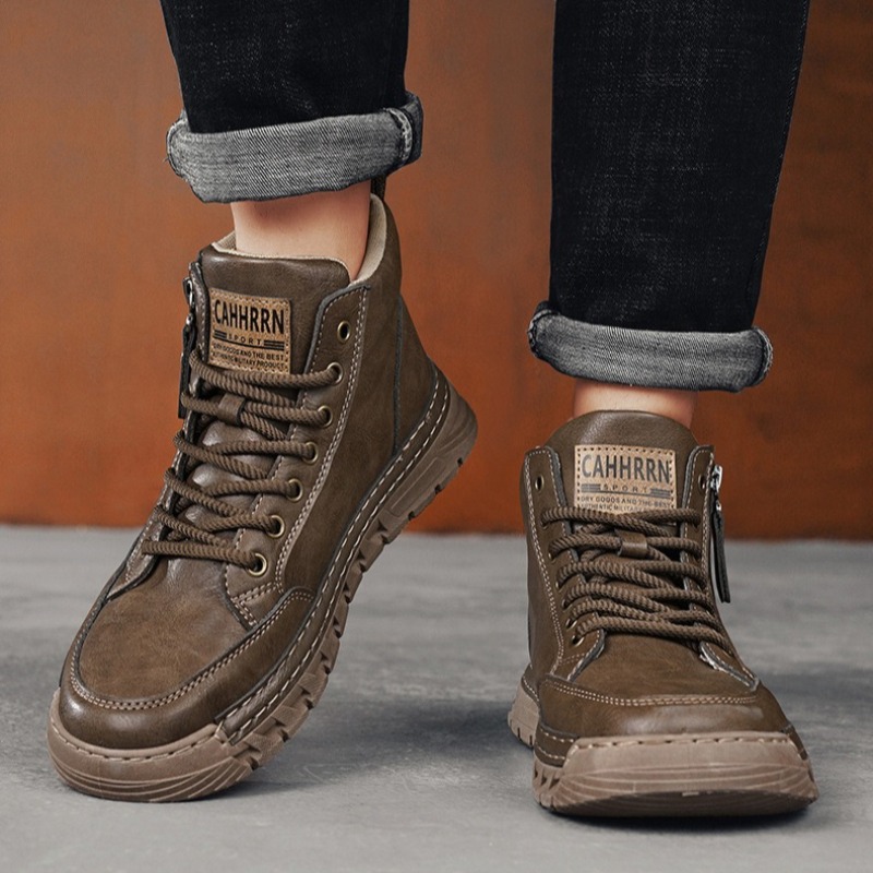 Men Leather High Top Ankle Boo - Men'S Shoes Timberland ulasan dan harga