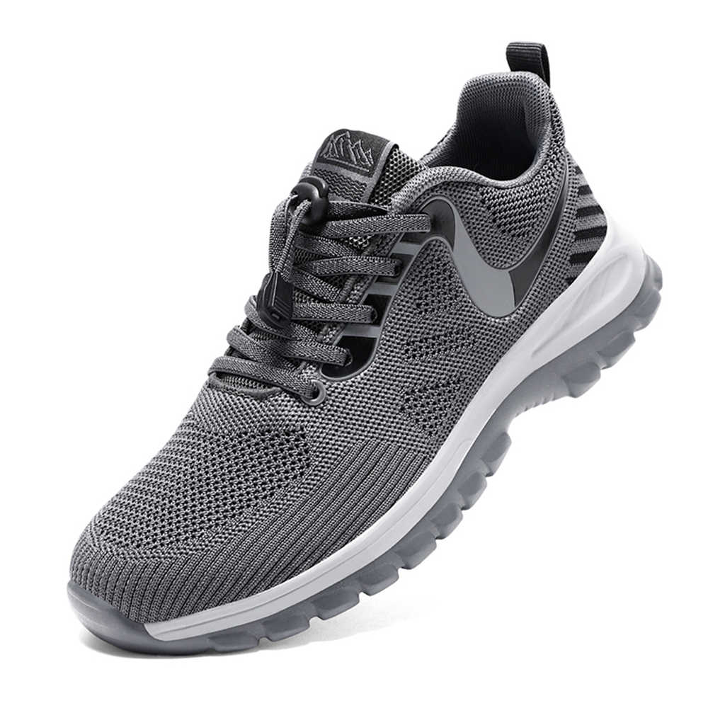 Knit Non-slip Sneakers Man 45  - Men Shoes Red ulasan dan harga