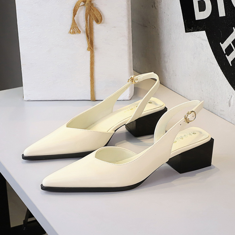 Pointed Toe Back Tripod Strap  - Dress Shoe Pointed ulasan dan harga