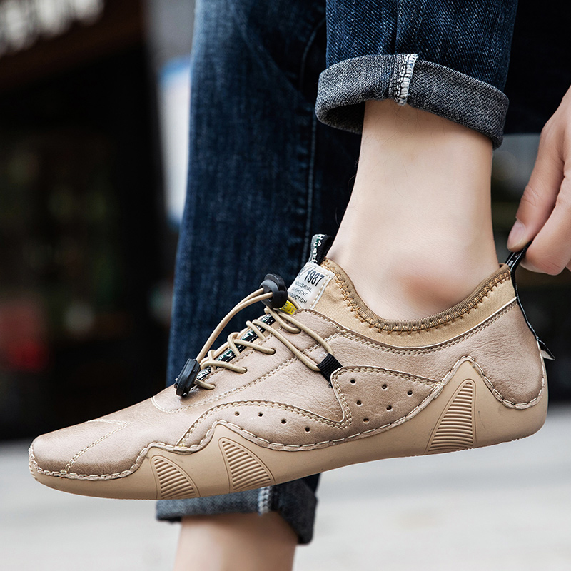 Leather Casual Sneakers for Me - Men Shoes Zegna ulasan dan harga