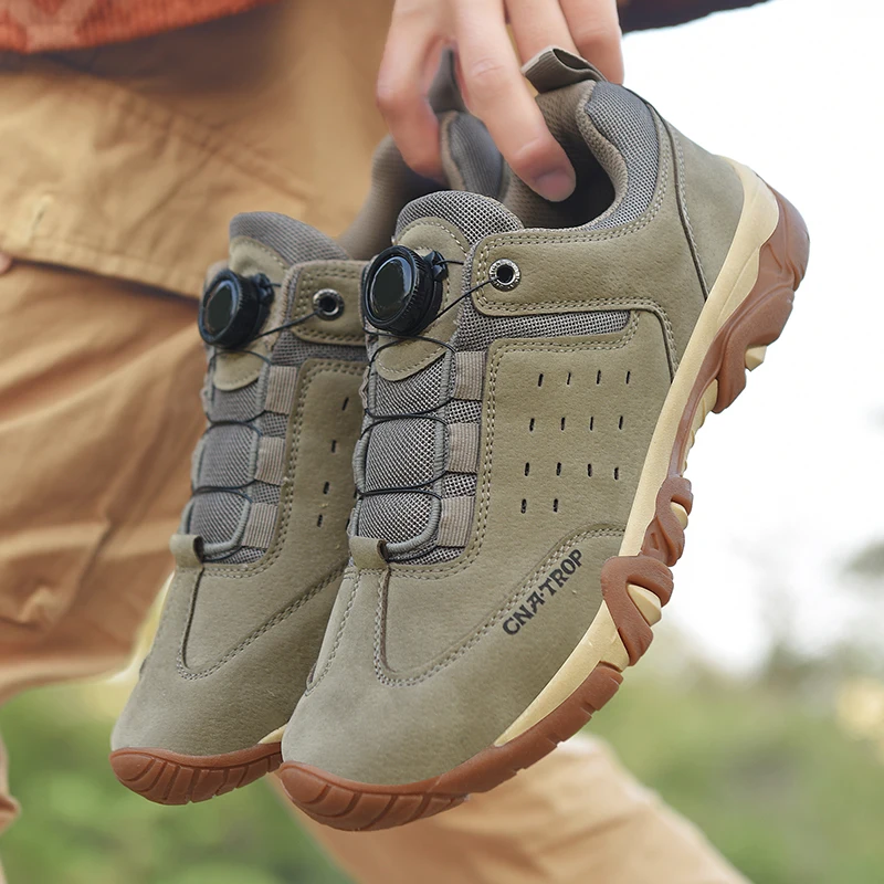 Rotating Lace Buckle Hiking Sh - Men Shoes Zegna ulasan dan harga