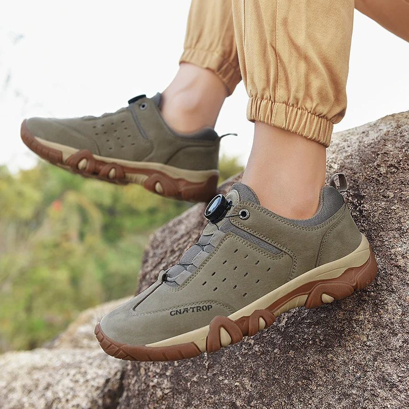 Rotating Lace Buckle Hiking Sh - Men Shoes Zegna ulasan dan harga