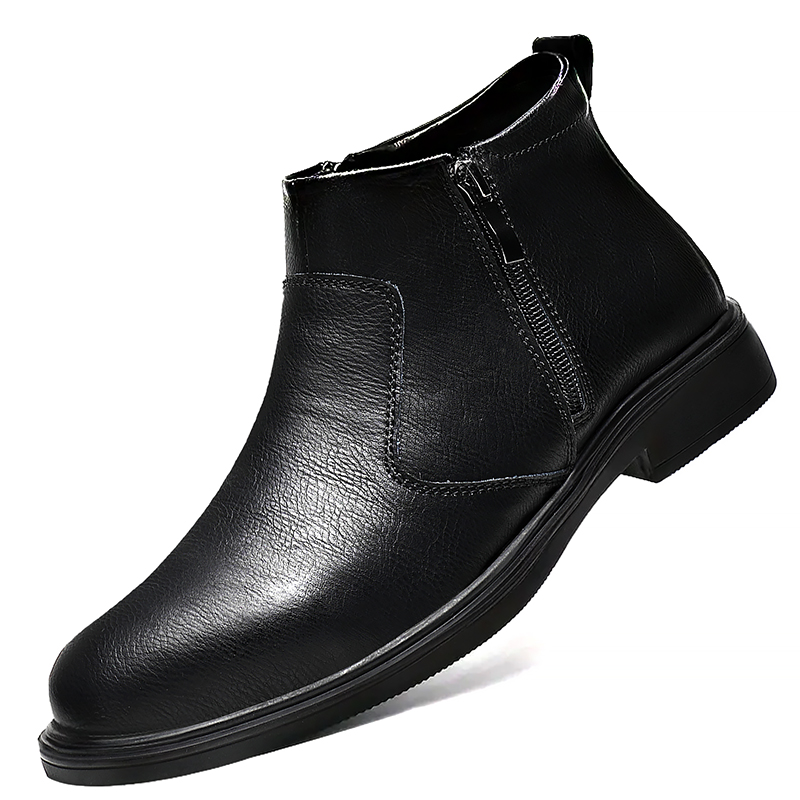 Autumn and Winter New High-Top - Men'S Shoes Zipper ulasan dan harga