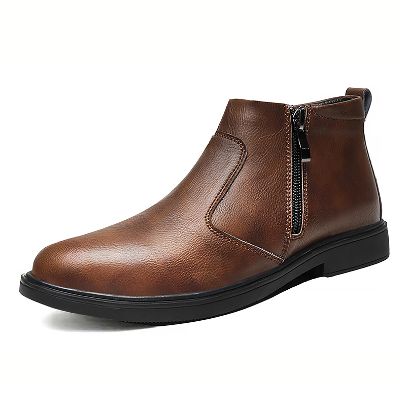 Autumn and Winter New High-Top - Men'S Shoes Zipper ulasan dan harga