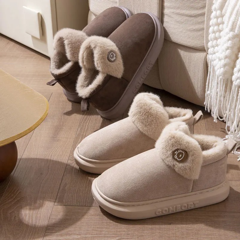 House Fuzzy Slipper Women Fluf - Men'S Shoes Grip ulasan dan harga