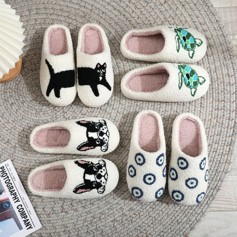 Shark Winter Warm Slipper Wome - Men Shoes Marks ulasan dan harga