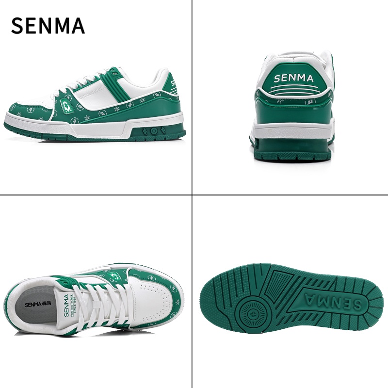 SENMA Men's Women's Sneakers P - Men'S Shoes Black And White ulasan dan harga
