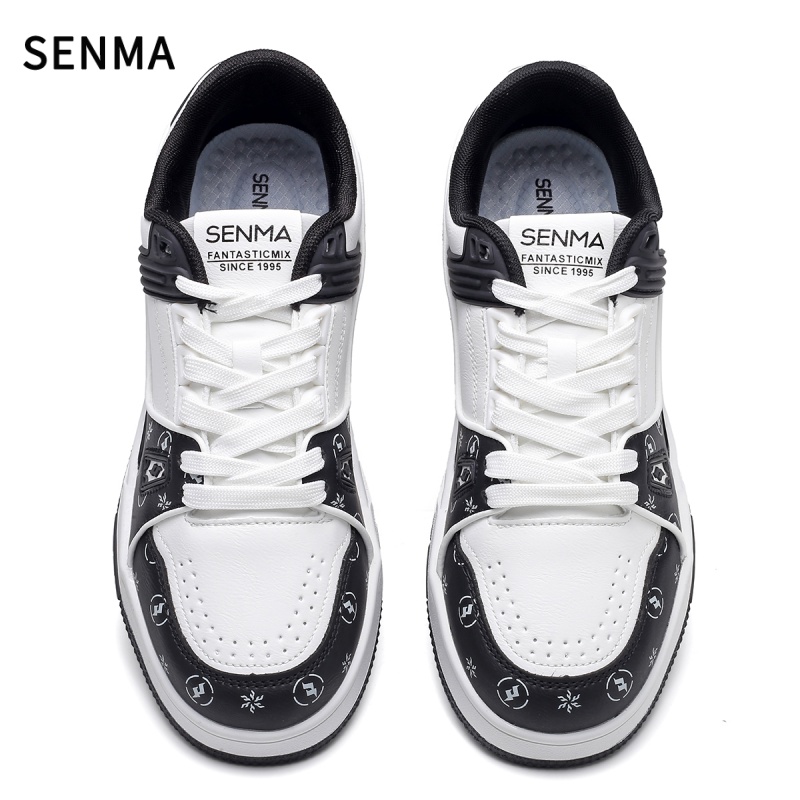 SENMA Men's Women's Sneakers P - Men'S Shoes Black And White ulasan dan harga