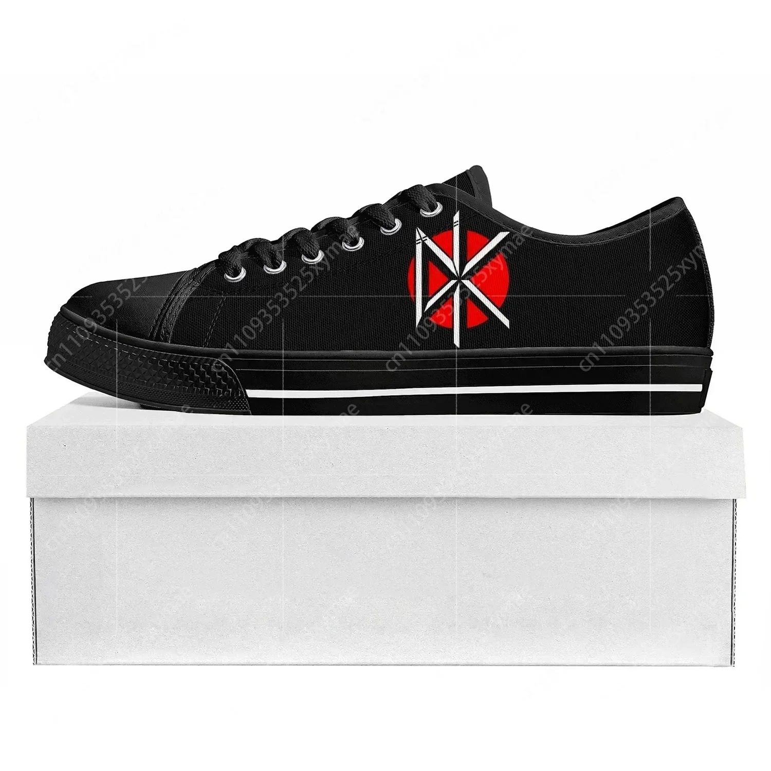 Dead Kennedys Low Top Rock Ban - Men Shoes Red ulasan dan harga