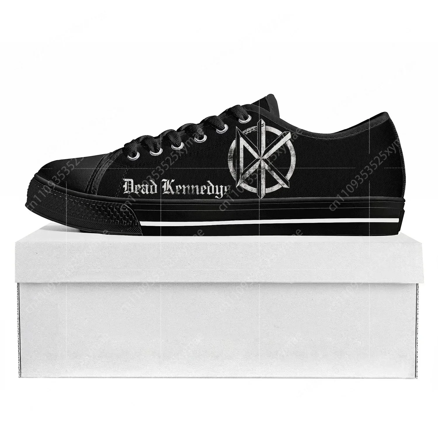 Dead Kennedys Low Top Rock Ban - Men Shoes Red ulasan dan harga