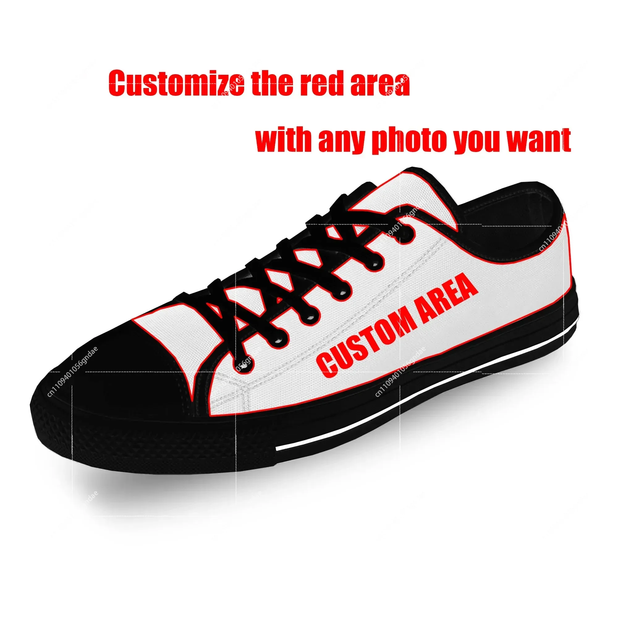Red Ball Custom Low Top Sneake - Men Shoes Red ulasan dan harga
