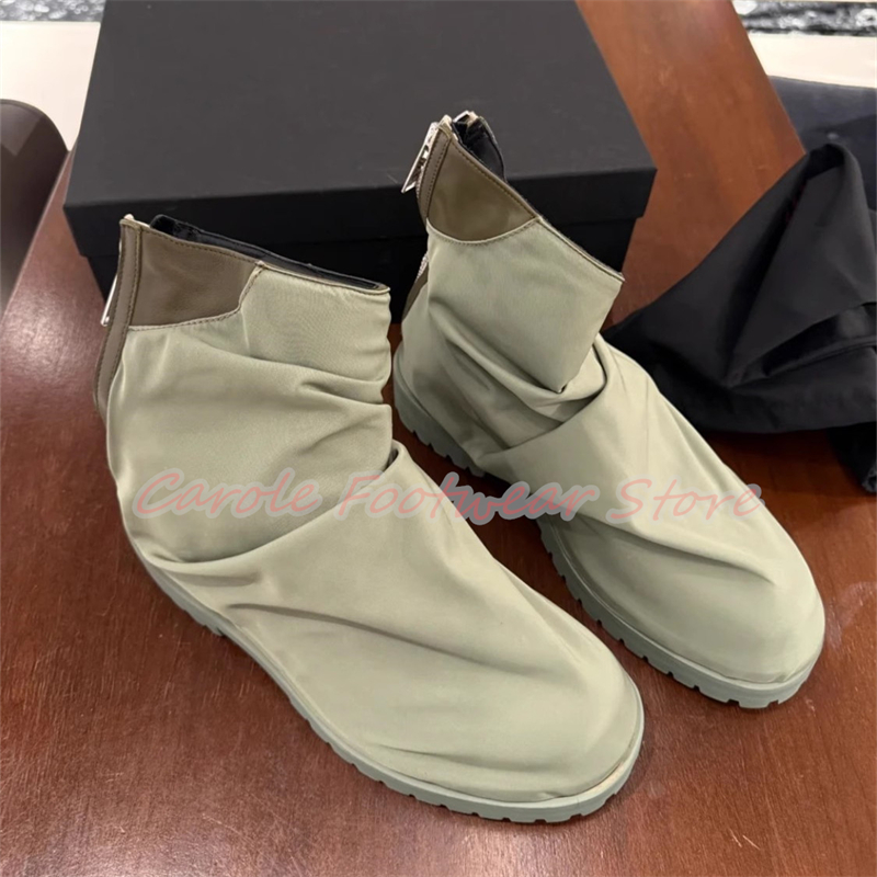 Pleated Nylon Cloth High Top M - Men'S Shoes Height Increase ulasan dan harga