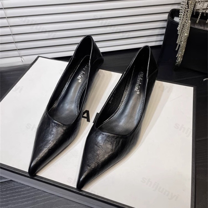 Women's High Heels Patent Leat - Dress Shoe Pointed ulasan dan harga